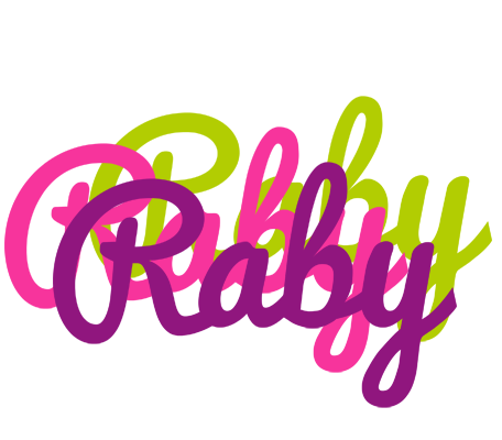 Raby flowers logo