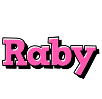 Raby girlish logo