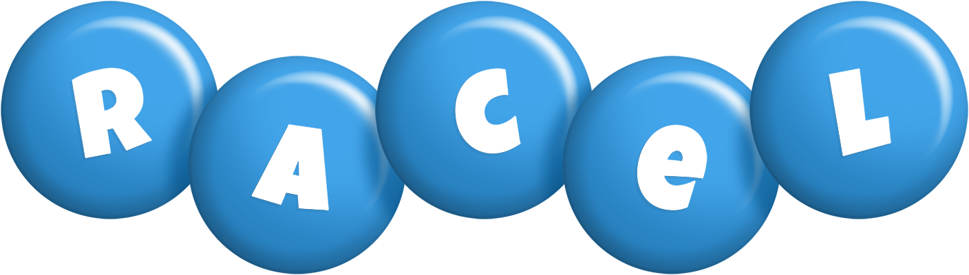 Racel candy-blue logo