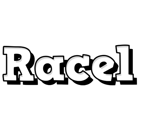 Racel snowing logo
