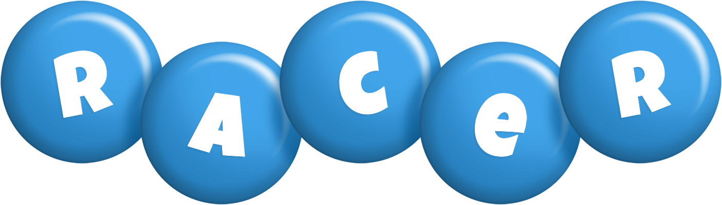 Racer candy-blue logo