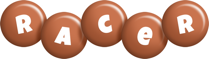 Racer candy-brown logo