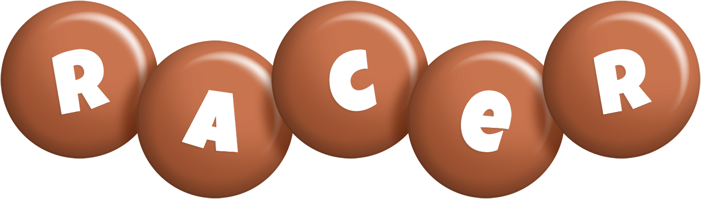 Racer candy-brown logo