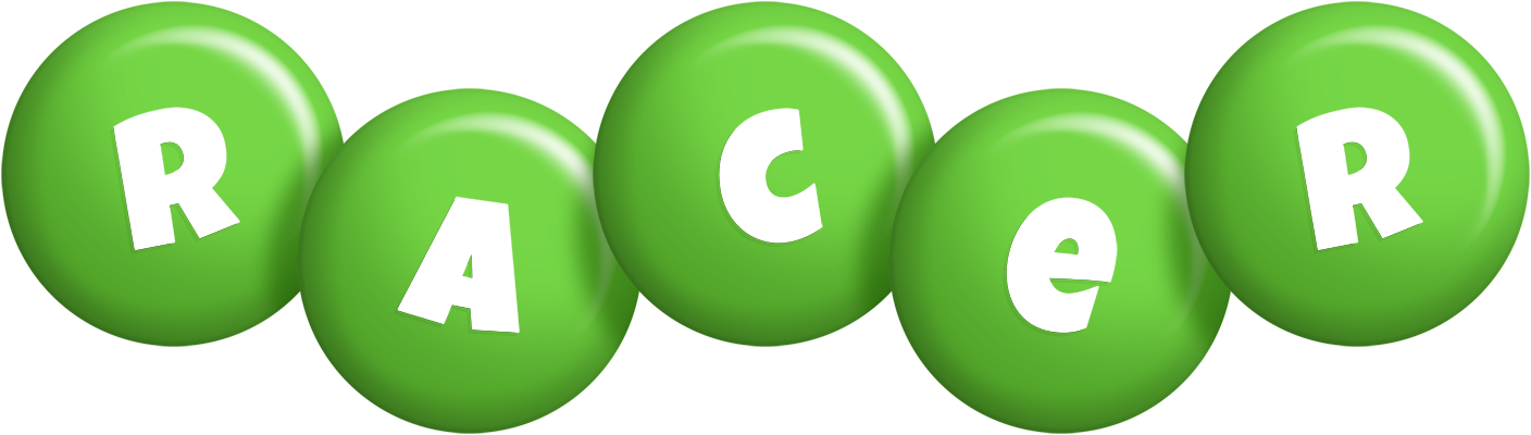 Racer candy-green logo