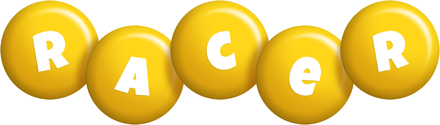 Racer candy-yellow logo
