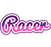 Racer cheerful logo