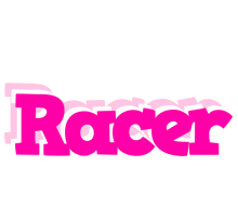 Racer dancing logo