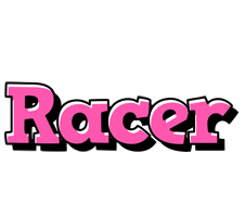 Racer girlish logo