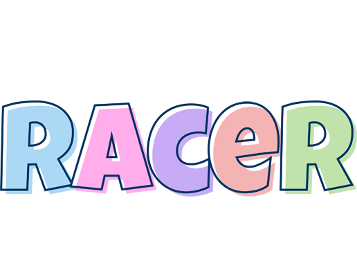 Racer pastel logo