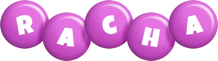 Racha candy-purple logo