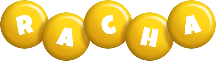 Racha candy-yellow logo