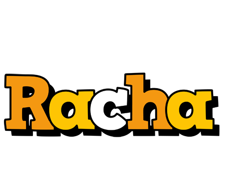 Racha cartoon logo