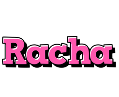 Racha girlish logo