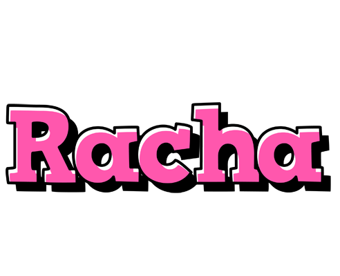 Racha girlish logo