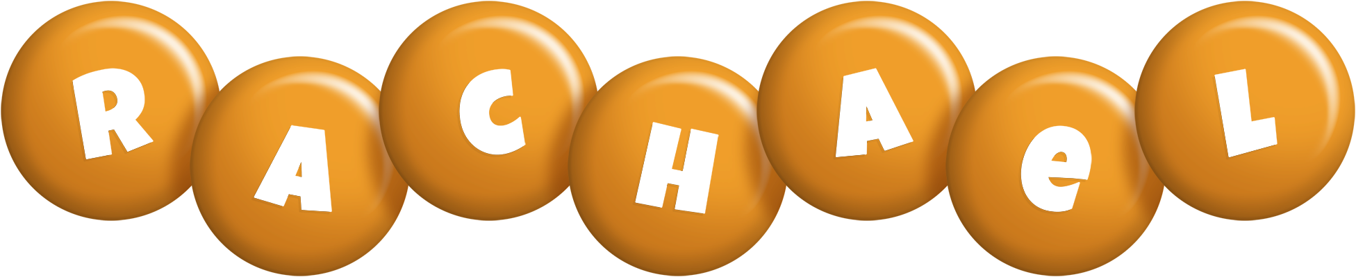 Rachael candy-orange logo