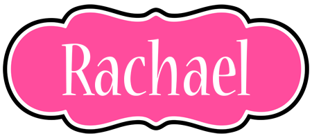 Rachael invitation logo