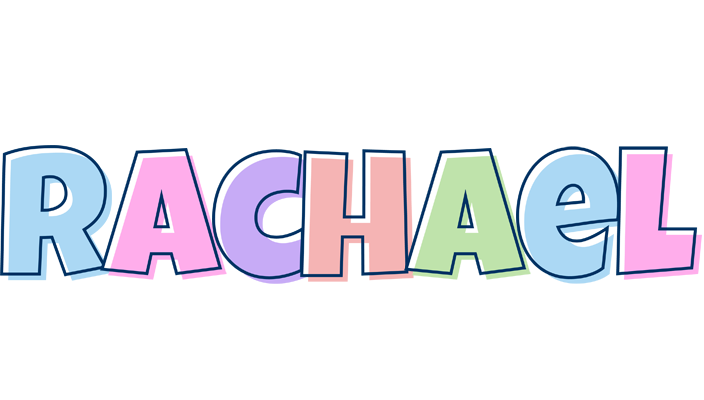 Rachael pastel logo