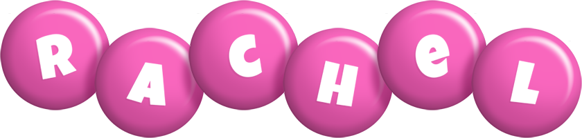 Rachel candy-pink logo