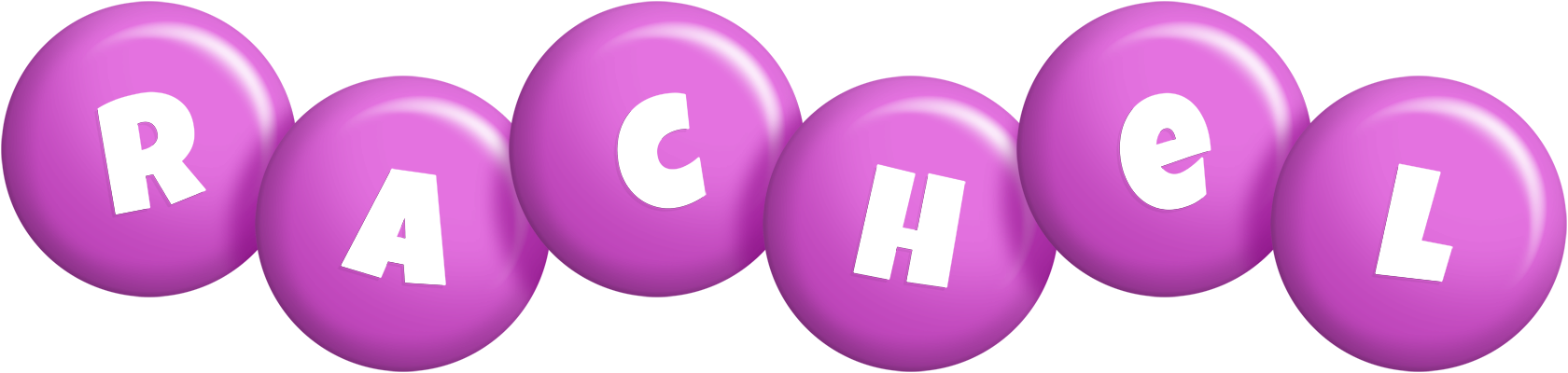 Rachel candy-purple logo