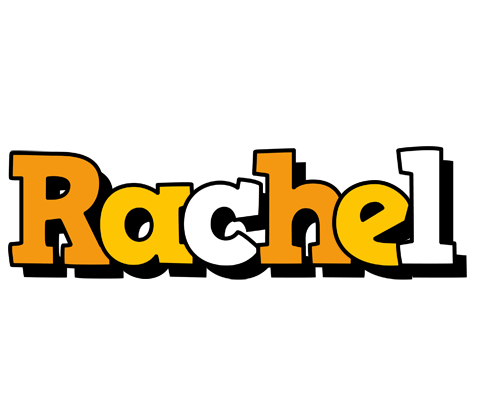 Rachel cartoon logo