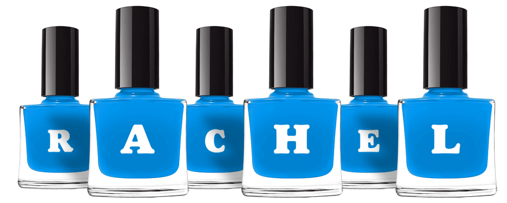 Rachel glossy logo