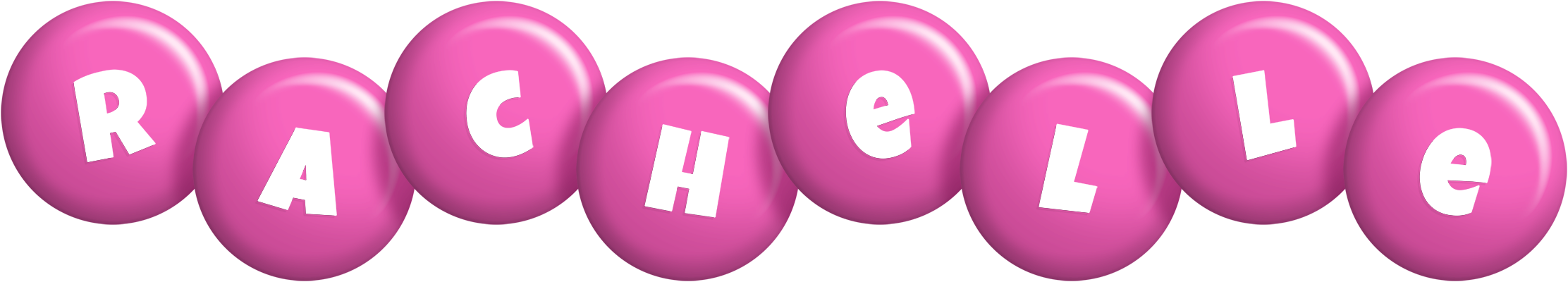 Rachelle candy-pink logo
