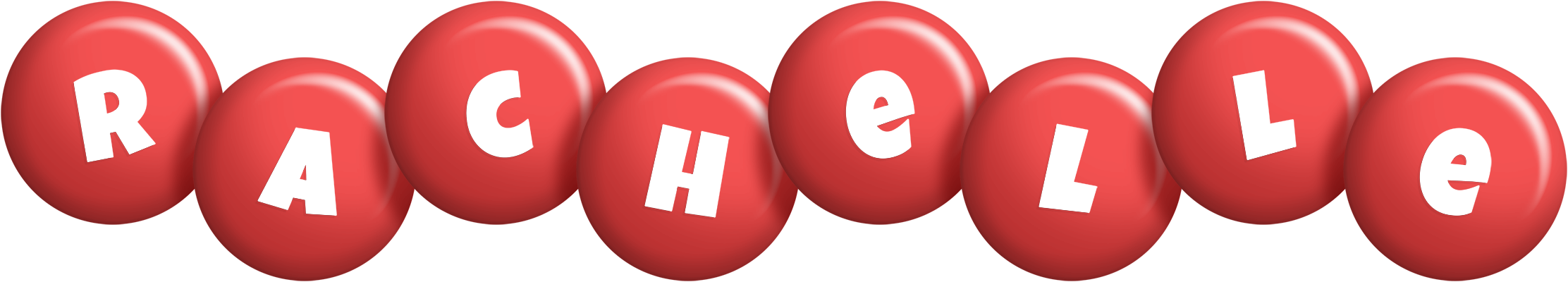 Rachelle candy-red logo