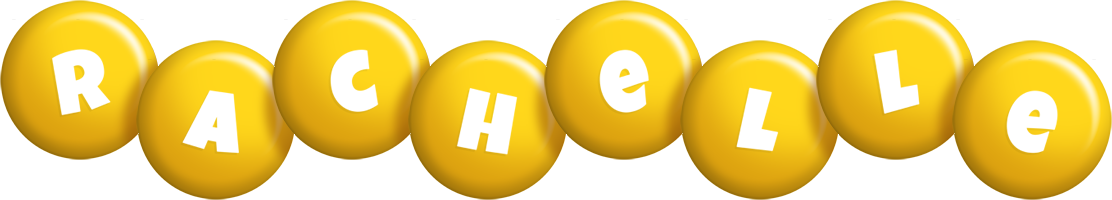 Rachelle candy-yellow logo