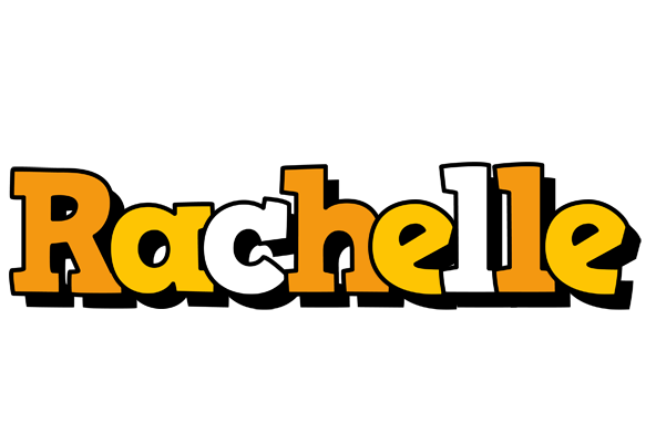 Rachelle cartoon logo