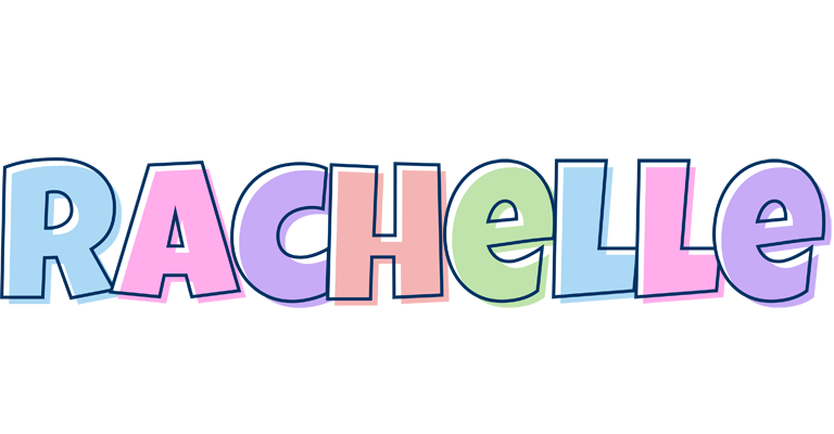 Rachelle pastel logo