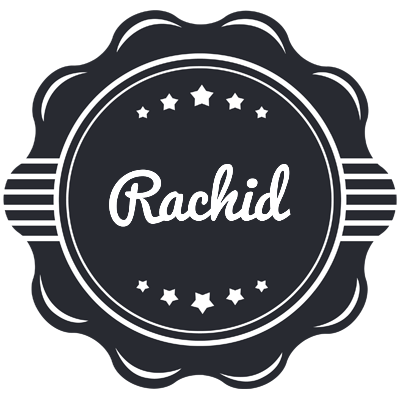 Rachid badge logo