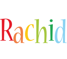 Rachid birthday logo