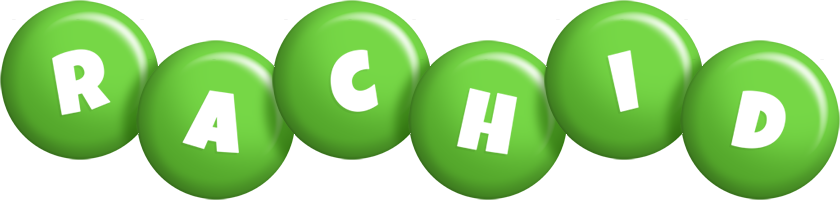 Rachid candy-green logo