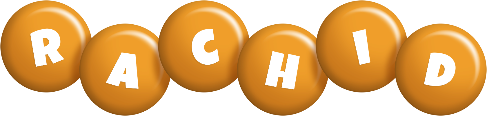 Rachid candy-orange logo