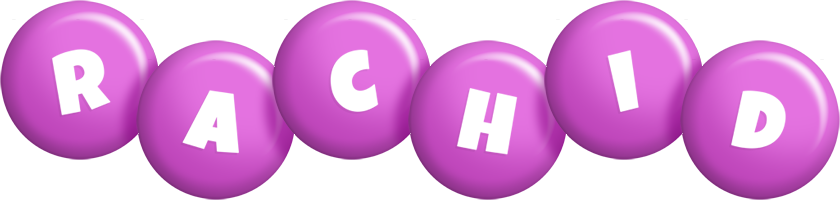 Rachid candy-purple logo