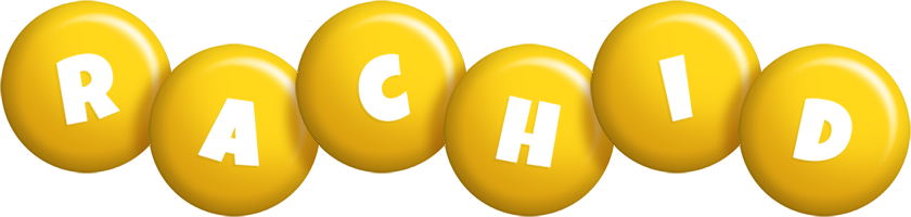 Rachid candy-yellow logo