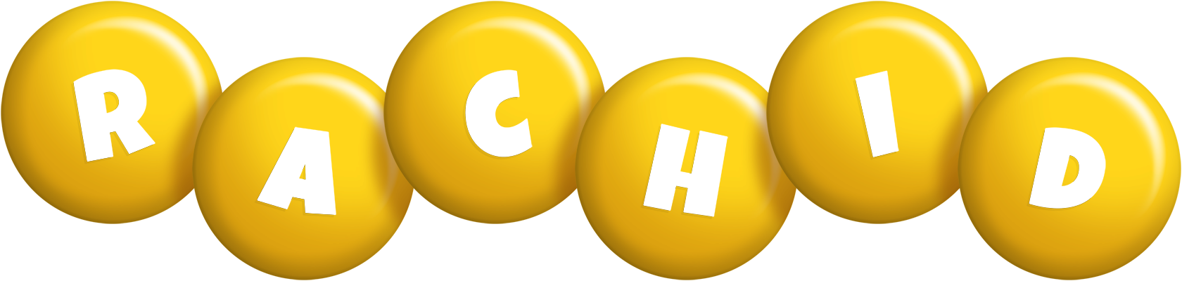 Rachid candy-yellow logo