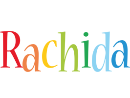 Rachida birthday logo