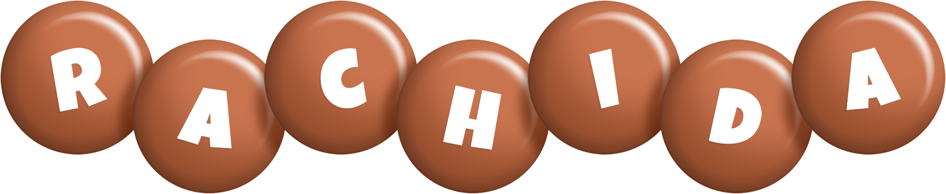 Rachida candy-brown logo