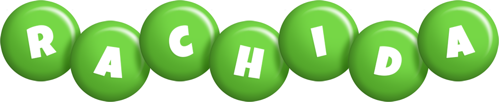Rachida candy-green logo