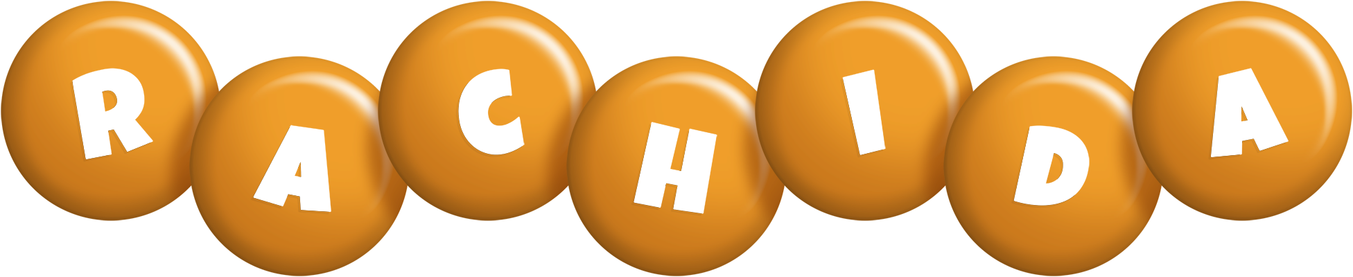 Rachida candy-orange logo