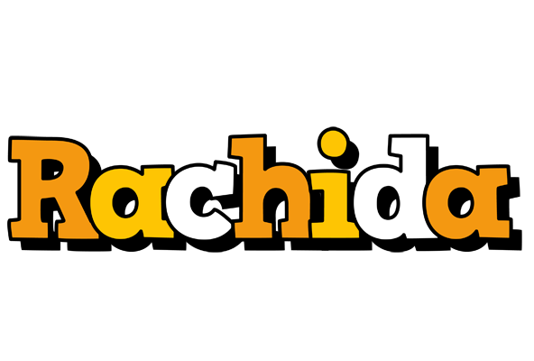 Rachida cartoon logo