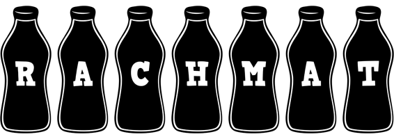 Rachmat bottle logo