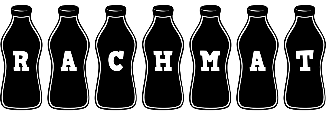 Rachmat bottle logo
