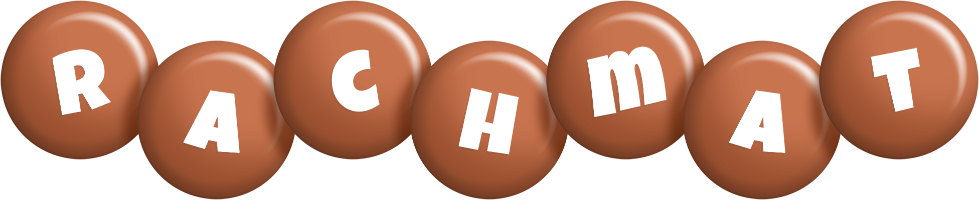 Rachmat candy-brown logo