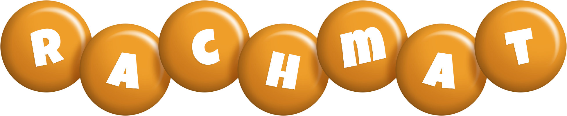 Rachmat candy-orange logo