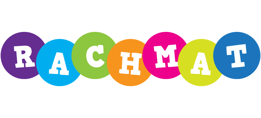 Rachmat happy logo