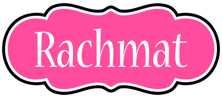 Rachmat invitation logo