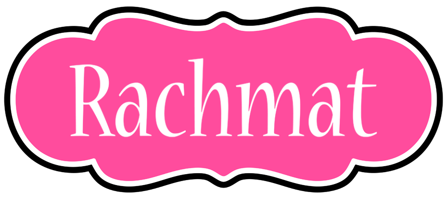 Rachmat invitation logo