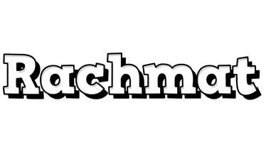 Rachmat snowing logo